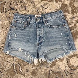 Agolde Parker Cut Off Short in Swapmeet